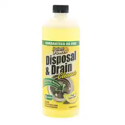Walmart Instant Power Disposal & Drain Cleaner, Lemon Scent, 33.8 fl oz offer