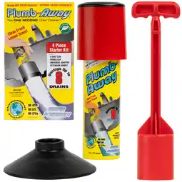 Walmart Plumb Away Drain Clog Remover & Pipe Cleaner, Lemon Scent Starter Kit, 6 oz 1ct offer