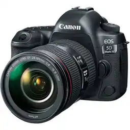 Walmart Canon EOS 5D Mark IV Digital SLR Camera W/ EF 24-105mm f/4L IS II USM Lens offer