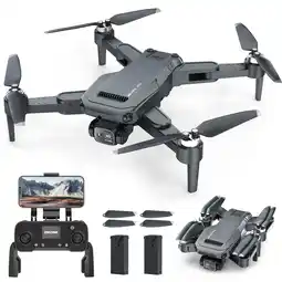 Walmart B3-PRO GPS Drone with 4K HD Camera, Foldable Drones for Adults, Brushless Motor, 2 Batteries, Black offer