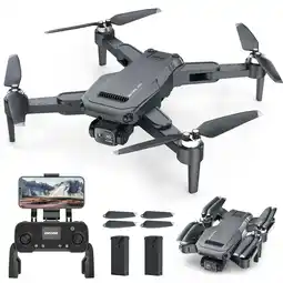 Walmart B3-PRO GPS Drone with 4K HD Camera, Foldable Drones for Adults, Brushless Motor, 2 Batteries, Black offer