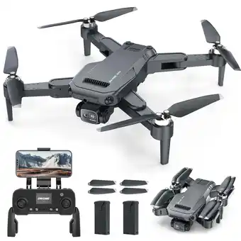 Walmart B3-PRO GPS Drone with 4K HD Camera, Foldable Drones for Adults, Brushless Motor, 2 Batteries, Black offer