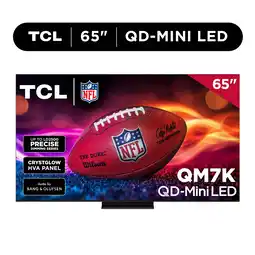 Walmart TCL 65 Q Series 4K UHD HDR QD-Mini LED Smart TV with Google TV 65QM7K offer