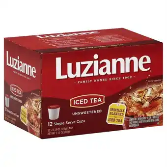 Walmart Luzianne Unsweet Tea Single Serve Cups offer
