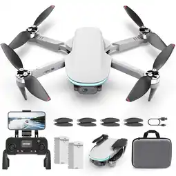 Walmart WeFone B6 GPS Drone with Camera for Adults 4K, Smart Return, 5G Transmission, 2 Batteries, Gray offer