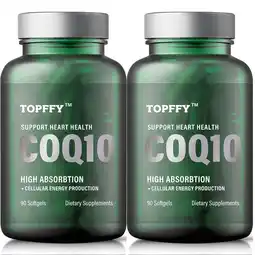 Walmart CoQ10 Supplement, Extra Strength Coenzyme Q10 Supplement, 2pcs offer
