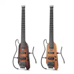 Walmart Donner Travel Electric Guitar Portable Light Guitar Kit for Quiet Practice, Natural offer