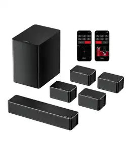 Walmart ULTIMEA 7.1 Soundbars for Smart TV with Wireless Subwoofer, Virtual Surround Sound System for TV offer