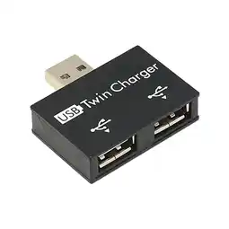 Walmart Fashion Mini USB Hub 2 Ports USB 2.0 Splitter Charger Adapter for Mobile Phone P offer