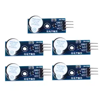 Walmart 5pcs Active Buzzer Module Low Level Trigger Buzzer Control Panel DC 3.3-5V Alarm offer