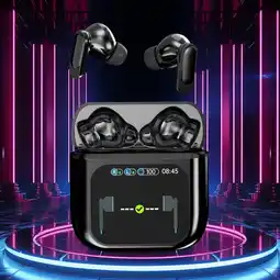 Walmart JGF844 Wireless Bluetooth Headset LCD Full Color Smart Display Screen ANC Noise Cancellation offer