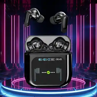Walmart JGF844 Wireless Bluetooth Headset LCD Full Color Smart Display Screen ANC Noise Cancellation offer