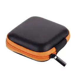 Walmart Storage Savings! Anckoeil Mini Zipper Hard Leather Earphone Storage Bag Earphone Pouch Box offer