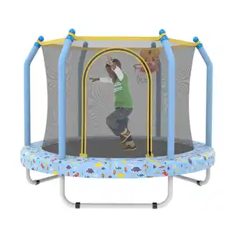 Walmart EUROCO 55'' Trampoline for Kids, Toddler Trampoline Indoor & Outdoor offer