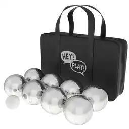 Walmart Trademark Games Petanque Boules Bocce Ball Set - Lawn Game with Carry Case offer