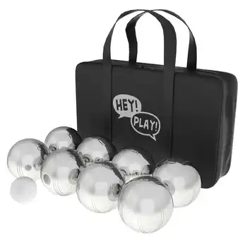 Walmart Trademark Games Petanque Boules Bocce Ball Set - Lawn Game with Carry Case offer