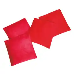 Walmart Stick & Slide Beanbags, 4-Pack, Red, for Ages 3 and up, by MinnARK offer