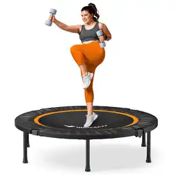 Walmart MERACH 40 Foldable Mini Trampoline, Fitness Rebounder for Adults and Kids, Indoor/Outdoor Workout offer