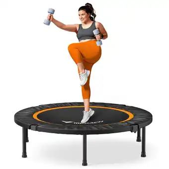 Walmart MERACH 40 Foldable Mini Trampoline, Fitness Rebounder for Adults and Kids, Indoor/Outdoor Workout offer
