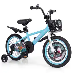Walmart Costway 16 Kid’s Bike for 4-7 with Height-Adjustable Handlebar & Saddle Handbrake Blue offer