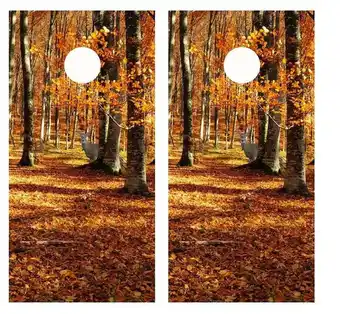 Walmart Big Buck In Fall Woods Cornhole Wood Board Skin Wrap offer