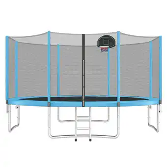 Walmart EUROCO 14FT Trampoline with Enclosure,Recreational Trampolines with Ladder offer