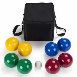 Walmart 90 mm Deluxe 4-Player Resin Bocce Ball Set with Carrying Case offer
