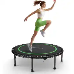 Walmart BCAN 40 Fitness Trampoline with Bungees, 450LBS Foldable Mini Trampoline offer