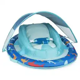 Walmart SwimWays Infant Baby Spring Float with Adjustable Sun Canopy - Blue Shark, 1 Count offer