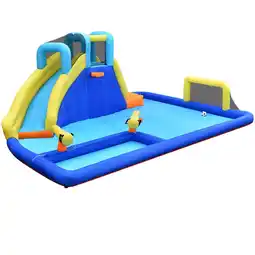 Walmart 6-in-1 Inflatable Water Slide Jumping House without Blower offer