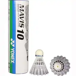 Walmart YONEX Mavis 10 Badminton Shuttlecocks Tube of 6 - White offer