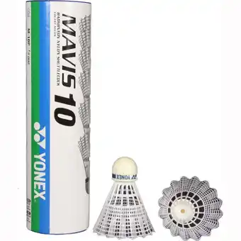 Walmart YONEX Mavis 10 Badminton Shuttlecocks Tube of 6 - White offer