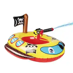Walmart 10Leccion Inflatable Toddler Pool Float with Water Gun, Pirate Ship Pool Toys for Kids offer