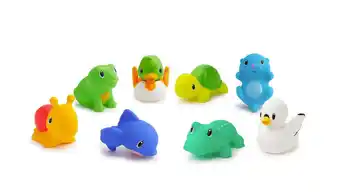 Walmart Munchkin Lake Squirts Baby and Toddler Bath Toy, 8 Pack, Unisex offer