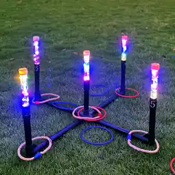 Walmart OTTARO Ring Toss Games with Led Lights - Indoor or Outdoor Yard Game for Family offer