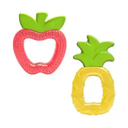Walmart Dr. Brown's Aqua Cool Water-Filled Baby Teether, Cool Relief, BPA Free, Pineapple/Apple, 3m+, 2 Pack offer