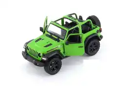 Walmart 5 Kinsmart 2018 Jeep Wrangler Rubicon No Hard Top Diecast Model Toy Car 1:34 Green offer