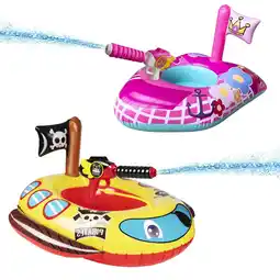 Walmart 2 Pack Pool Floats for Kids, Toddler Pool Toys, Girls Floats and Pirate Floaties with Squirt Gun offer