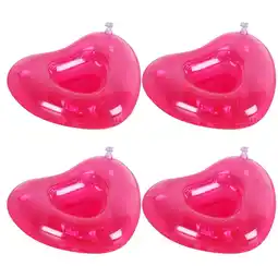 Walmart 4PCS Inflatable Pink Heart Beer PVC Material for Water Party Pool Beach Storage Use offer
