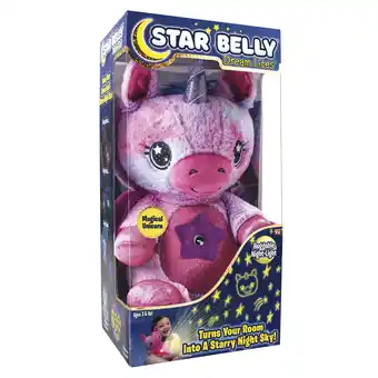 Walmart Star Belly Dream Lites Pink & Purple Unicorn, Huggable Kids Night Light, as Seen on TV offer