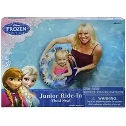Walmart Disney Frozen Pool Float Seat - Baby Toddler Ride-in Swim Ring offer