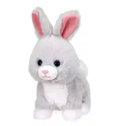 Walmart Kid Connection-Mini Walking Pet Grey Bunny 6inches offer