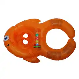 Walmart Inflatable Orange Goldfish Baby Seat Pool Float - 39.5 Inch offer