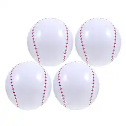 Walmart Beach Balls 4 Pcs Gift Inflatable Swimming Pool White Pvc Party Child offer