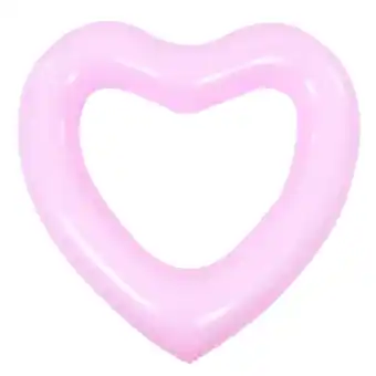 Walmart Love Swimming Ring Heart Shape Pool Toy Pink Baby Stuff Inflatable Pools for Adults Pvc offer