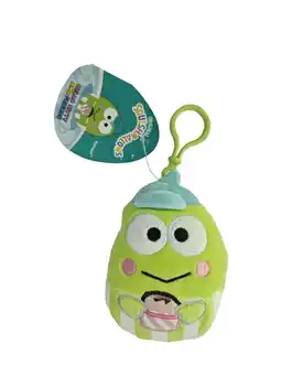 Walmart Squishmallows Official Kellytoys Plush 3.5 Inch Keroppi the Frog Holding Cupcake Clip-On Stuffed Toy offer