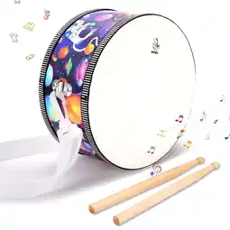 Walmart Kids Drums 8 Percussion Musical Instrument for Toddler Toy Drum Music Toys for Child 3+ Year Old offer