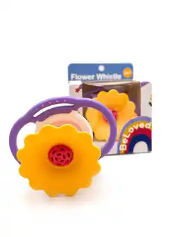 Walmart BaBeloved Flower Whistle Developmental Learning Sensory Teething Toy Ages 3 Months+ offer