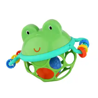 Walmart Oball Easy Grasp Jingle & Shake Pal BPA-Free Infant Toy Rattle, Green, Unisex, Ages 0 Months + offer