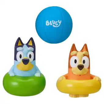 Walmart Bluey Bath Squirters 3-Pack offer